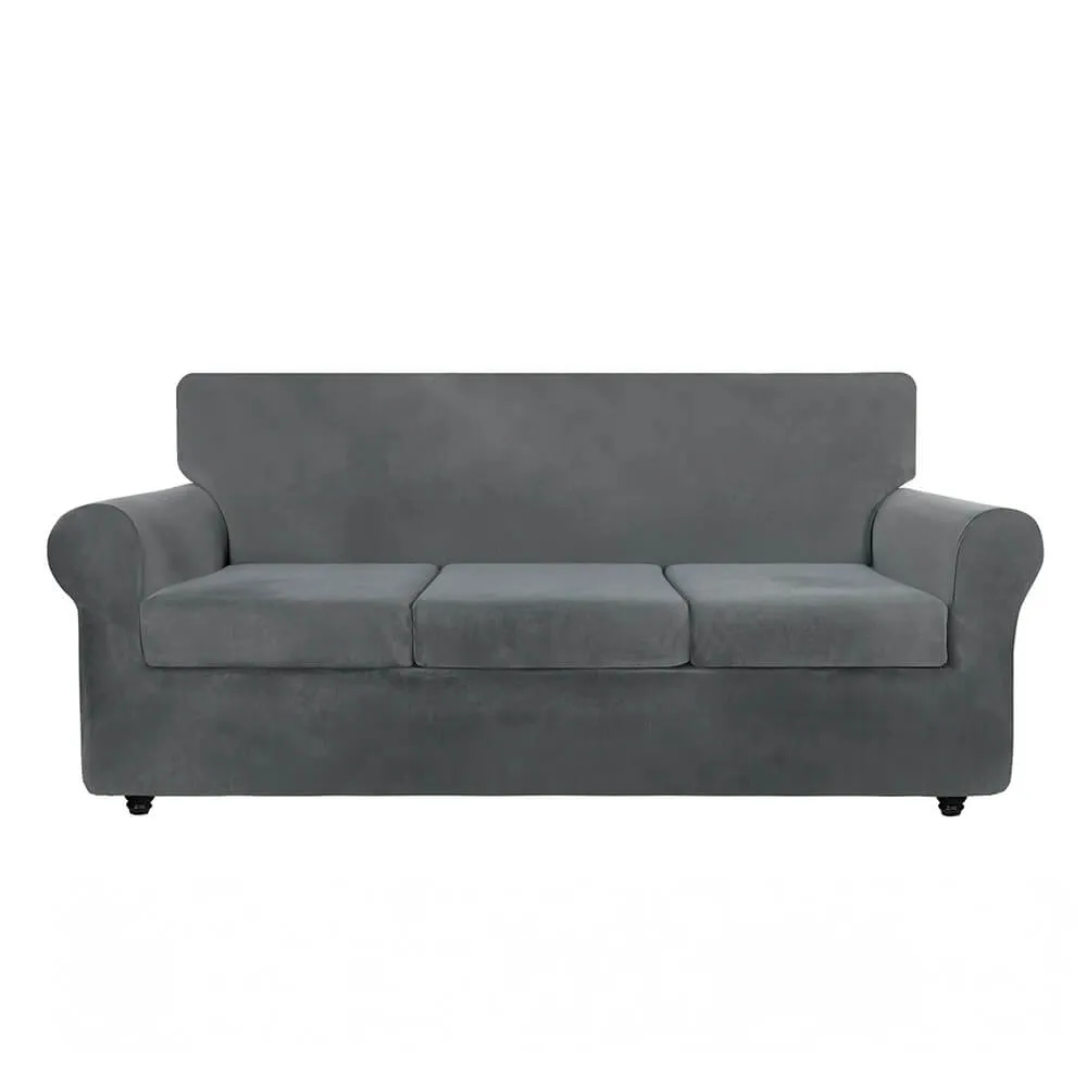 Universal Elastic Winter Suede Furniture Protector Couch Cover