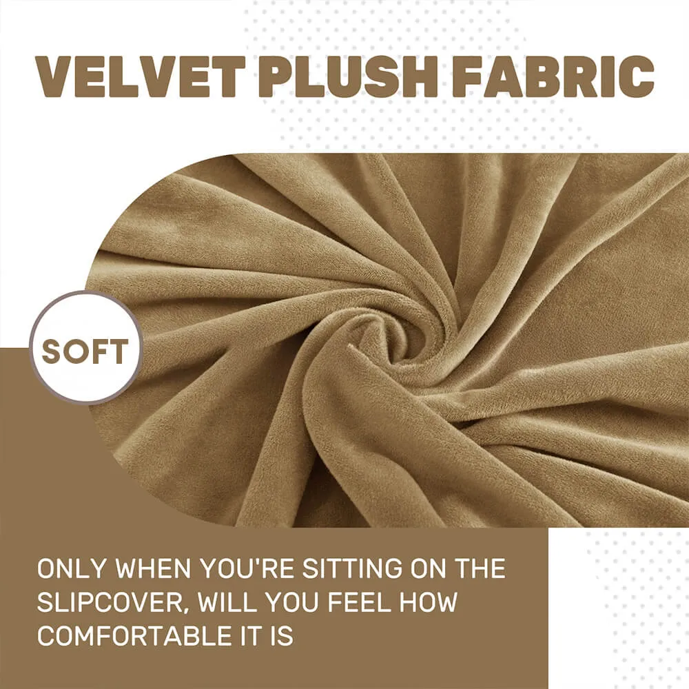 Universal Elastic Winter Suede Furniture Protector Couch Cover